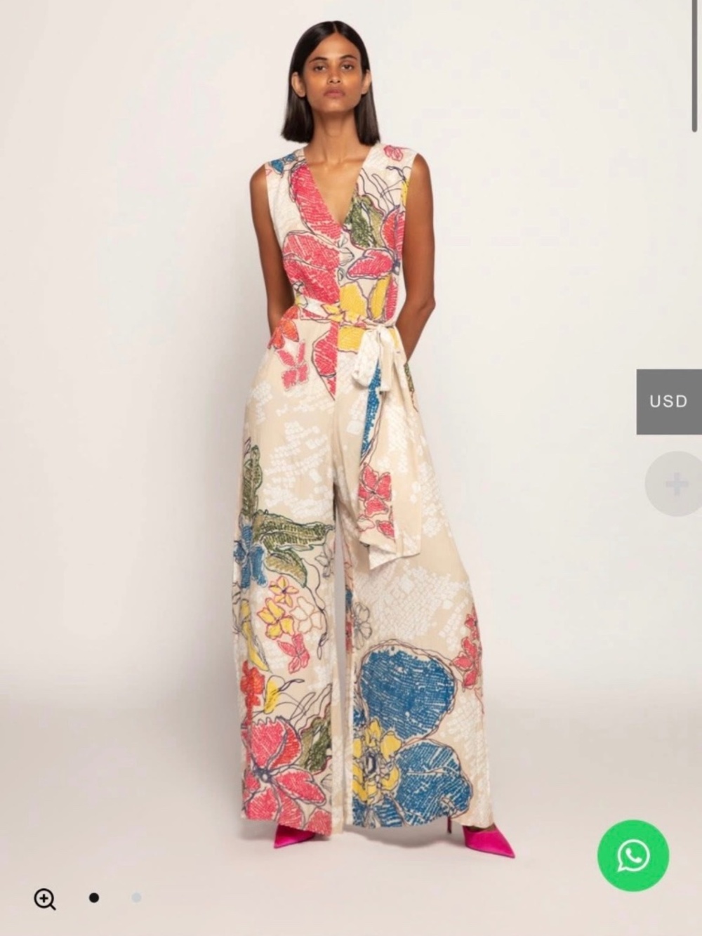 Saaksha & Kinni Bandhani Jumpsuit